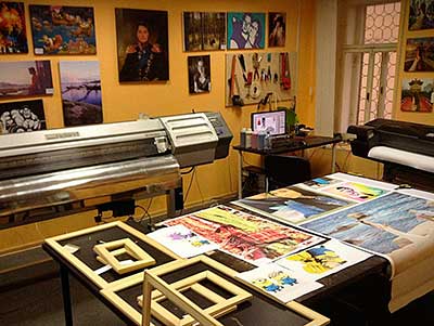 Печать и изготовление модульных картин 