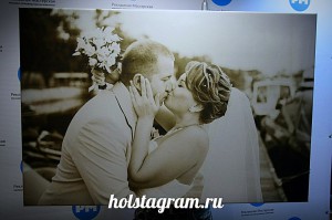 Купить свадебную фотографию на холсте фото