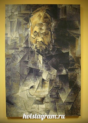 Репродукция картины Жоржа Брака Портрет на холсте