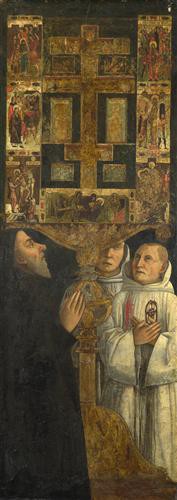 Картина автора Беллини Джентиле под названием Cardinal Bessarion with the Bessarion Reliquary