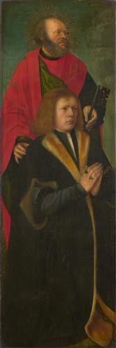 Картина автора Давид Герард под названием Saint Peter and a Donor