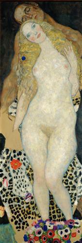 Картина автора Климт Густав под названием Адам и Ева