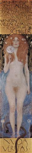Картина автора Климт Густав под названием Nude Veritas  				 - Голая правда