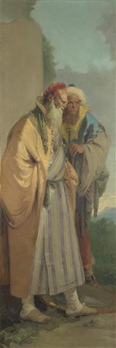 Картина автора Тьеполо Джованни Баттиста под названием Two Men in Oriental Costume