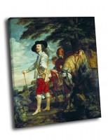 Картина автора Ван Дейк под названием Портрет Карла I на охоте
