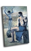 Картина автора Пабло Пикассо под названием Девочка на шаре