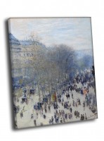 Картина автора Клод Оскар Моне под названием «Бульвар Капуцинок», 1873