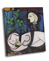 Картина автора Пабло Пикассо под названием Обнажённая, зелёные листья и бюст, 1932