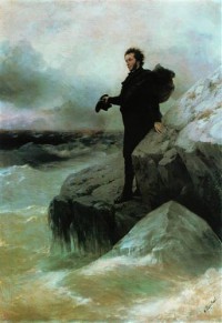 Картина автора Айвазовский Иван под названием pushkin farewell to the sea  				 - Прощание Пушкина с морем