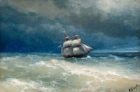Картина автора Айвазовский Иван под названием Бурное море