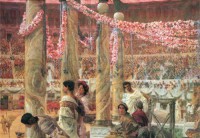 Картина автора Альма-Тадема Сэр Лоуренс под названием Caracalla and Geta