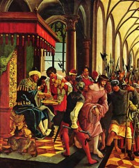 Картина автора Альтдорфер Альбрехт под названием Handwaschung des Pilatus