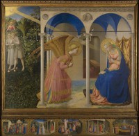Картина автора Анджелико Фра под названием The Annunciation