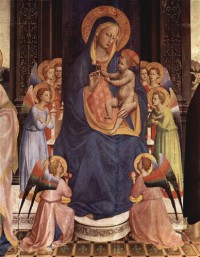 Картина автора Анджелико Фра под названием Altarretabel von San Domenico in Fiesole