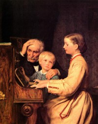 Картина автора Анкер Альберт Самуэль под названием Playing Piano