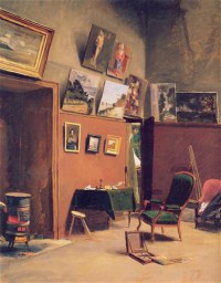 Картина автора Базиль Жан Фредерик под названием Studio in the Rue de Furstenberg