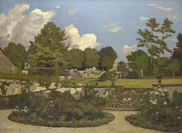 Картина автора Арпиньи Анри Жозеф под названием The Painter's Garden at Saint-Prive