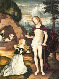 Картина автора Бальдунг (Грин) Ганс под названием Christus als Gartner