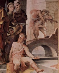 Картина автора Беккафуми Доменико под названием Allegorischer Freskenzyklus (Politische Tugenden) aus dem Plazzo Pubblico in Siena