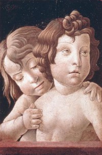 Картина автора Беллини Джованни под названием Christ and Saint John  				 - Христос и Святой Джон