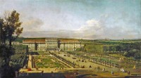 Картина автора Беллотто Бернардо под названием Дворец Шенбрунн в Вене 2