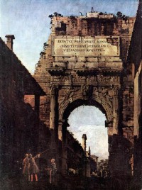 Картина автора Беллотто Бернардо под названием Titusbogen in Rom