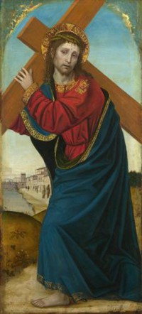 Картина автора Бергоньоне Амброджо под названием Christ carrying the Cross