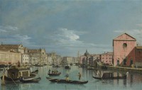 Картина автора Беллотто Бернардо под названием The Grand Canal facing Santa Croce