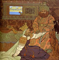 Картина автора Билибин Иван под названием Царь и царица