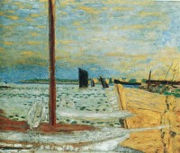 Картина автора Боннар Пьер под названием Le Bateau jaune