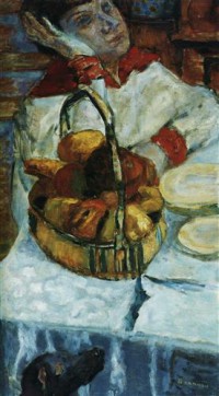 Картина автора Боннар Пьер под названием Femme au panier de fruits