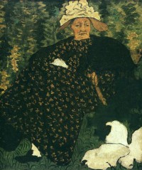 Картина автора Боннар Пьер под названием La Grand-mère aux poules
