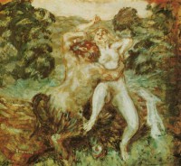 Картина автора Боннар Пьер под названием Pan et la Nymphe