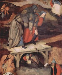 Картина автора Босх Иероним под названием The Temptation of Saint Anthony