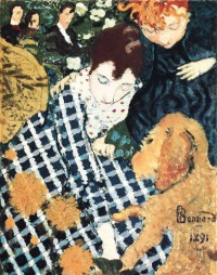 Картина автора Боннар Пьер под названием Femmes au chien