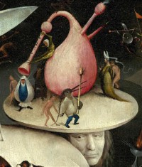 Картина автора Босх Иероним под названием The Garden of Earthly Delights, right panel