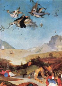 Картина автора Босх Иероним под названием The Temptation of St. Anthony