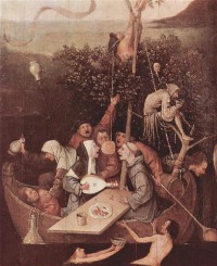 Картина автора Босх Иероним под названием The Ship of Fools