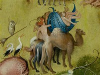 Картина автора Босх Иероним под названием The Garden of Earthly Delights, central panel