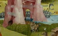 Картина автора Босх Иероним под названием The Garden of Earthly Delights, center panel