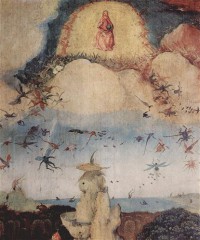 Картина автора Босх Иероним под названием Haywain, Triptych, left wing-The Earthly Paradise