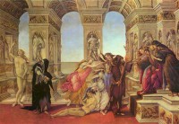 Картина автора Боттичелли Сандро под названием The Calumny of Apelles  				 - Клевета