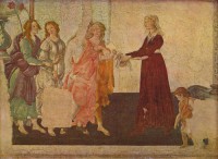 Картина автора Боттичелли Сандро под названием Fresken aus der Lemmi-Villa bei Florenz