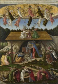 Картина автора Боттичелли Сандро под названием 'Mystic Nativity'