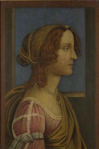 Картина автора Боттичелли Сандро под названием A Lady in Profile