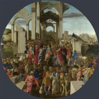 Картина автора Боттичелли Сандро под названием The Adoration of the Kings