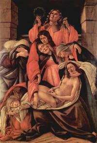 Картина автора Боттичелли Сандро под названием Weeping Christ