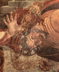Картина автора Боттичелли Сандро под названием The punishment of the Leviter