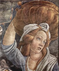 Картина автора Боттичелли Сандро под названием The youth of the Moses
