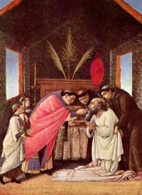 Картина автора Боттичелли Сандро под названием The last coming union of the St. Hieronymus